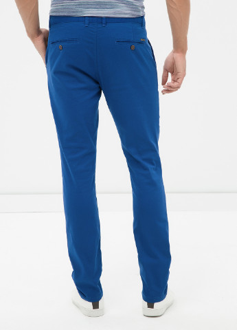 Светло-синие кэжуал демисезонные чиносы брюки KOTON
