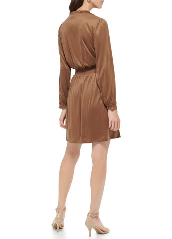 Коричнева кежуал сукня а-силует Tommy Hilfiger однотонна