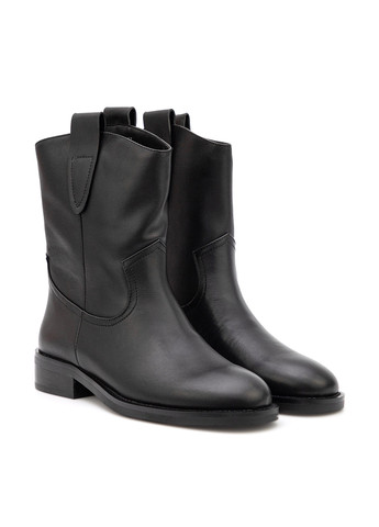 Черные осенние полусапоги Respect