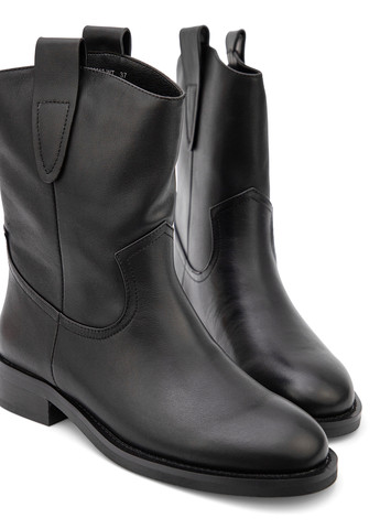 Черные осенние полусапоги Respect