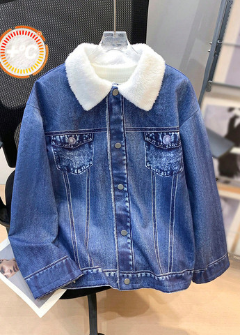 Комбинированная демисезонная куртка SHEIN