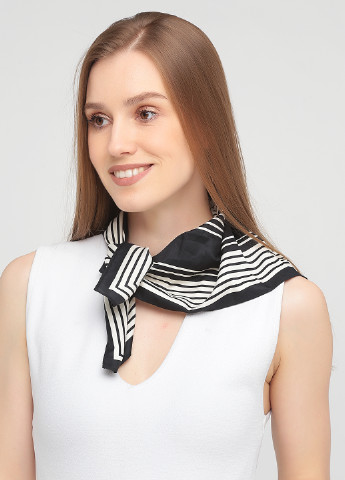 Платок H&M полоска чёрно-белого кэжуал полиэстер