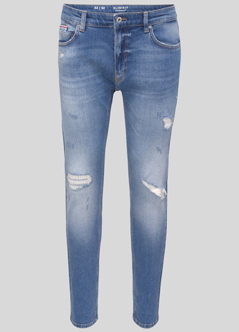 Синие демисезонные регюлар фит джинсы C&A