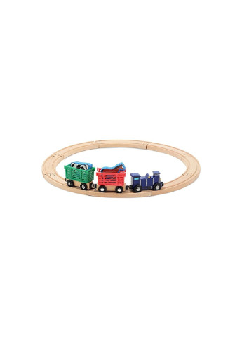 Ігровий набір дерев'яний "Потяг із тваринами" (MD10644) Melissa&Doug (254066697)