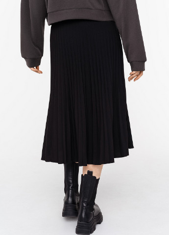 Черная кэжуал юбка befree а-силуэта (трапеция), плиссе