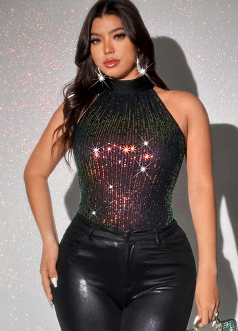 Чёрная блуза SHEIN