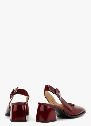 Le'BERDES Туфли слингбеки бордовый з натуральная кожа, украина — демисезон (328003877)
