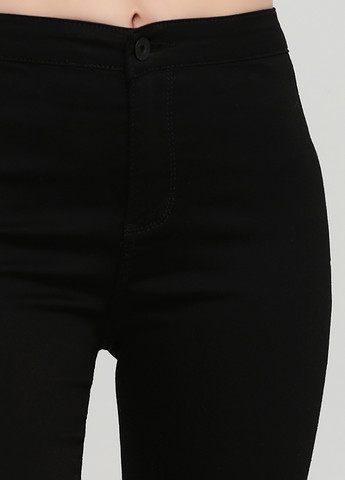 Черные кэжуал демисезонные зауженные брюки Bebe Plus