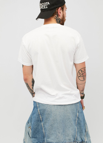 Белая футболка мужская YAPPI