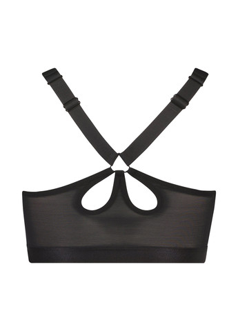 Чёрно-белого топ бюстгальтер Hunkemoller без косточек полиамид