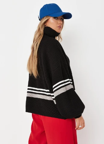 Черный зимний свитер Missguided
