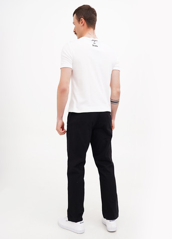 Черные кэжуал демисезонные прямые брюки MAINE