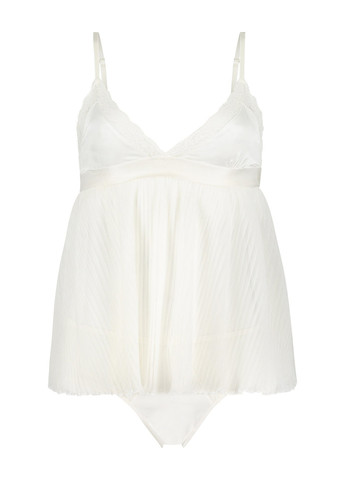 Белый демисезонный комплект (топ, трусики) Hunkemoller