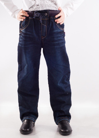 Темно-синие демисезонные прямые джинсы LEVI JEA