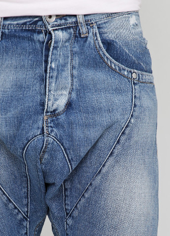 Голубые демисезонные прямые джинсы Energie