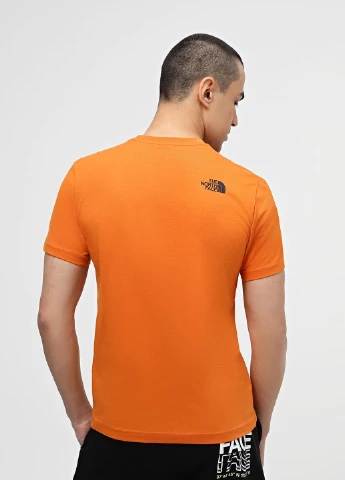 Помаранчева футболка The North Face