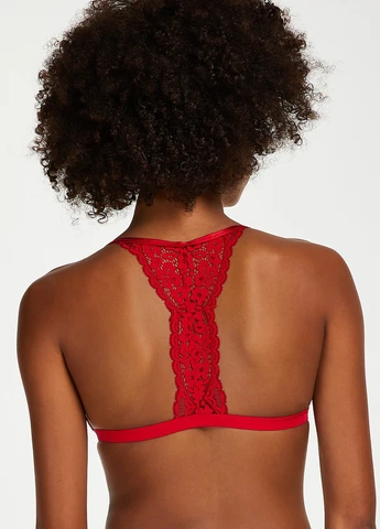 Красный триэнджел бюстгальтер Hunkemoller полиамид