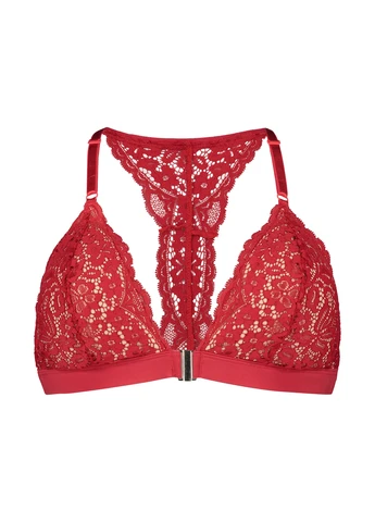 Красный триэнджел бюстгальтер Hunkemoller полиамид
