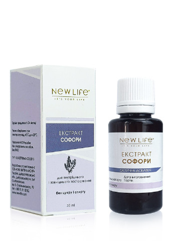 Рослинний екстракт Софори - для судин та вен, 30 ml New LIFE (252814672)