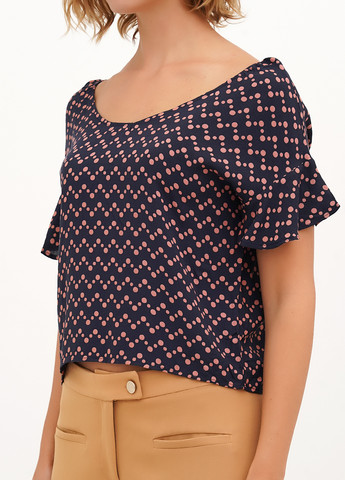 Тёмно-синяя блуза Imperial