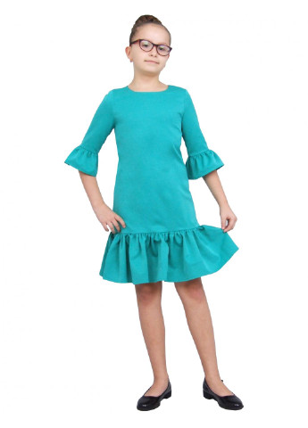 Бірюзова сукня Попелюшка (194150307)