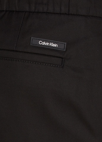 Черные классические, кэжуал демисезонные прямые брюки Calvin Klein