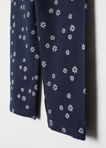 Синие демисезонные леггинсы H&M