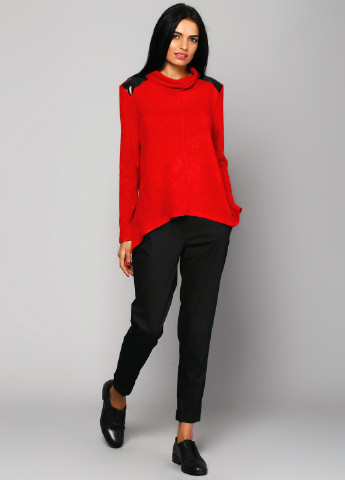Красный демисезонный свитер Jhiva