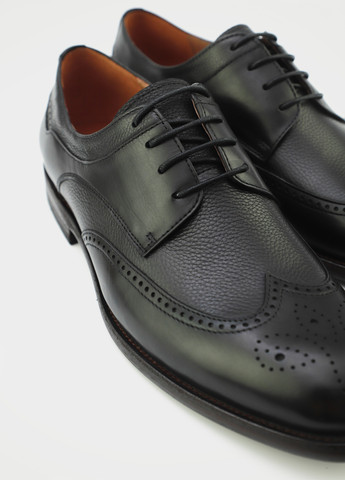 Черные кэжуал туфли Respect на шнурках