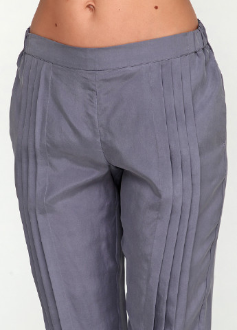 Серые кэжуал демисезонные зауженные брюки Emporio Armani
