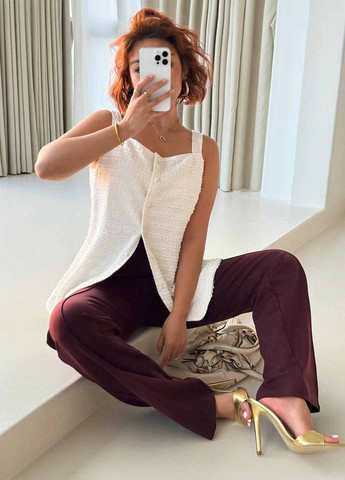 Кремова блуза SHEIN