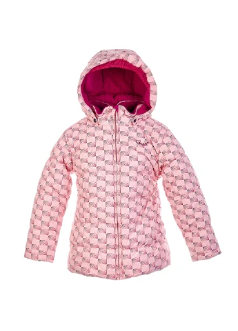 Розовый зимний комплект (куртка, полукомбинезон, рукавицы) Gusti Boutique