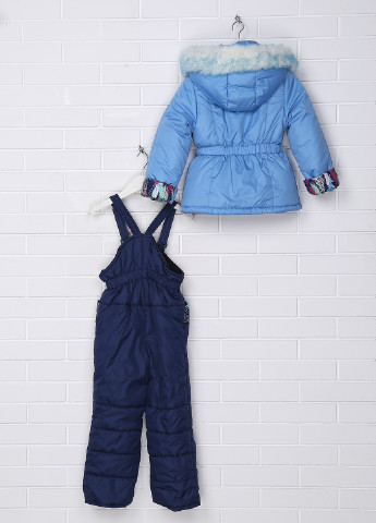 Блакитний зимній комплект (куртка, комбінезон) Zalexa