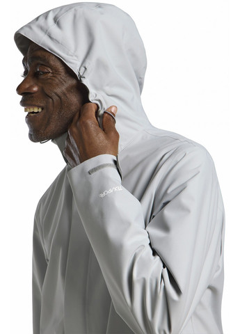 Сіра демісезонна вітровка Jack Wolfskin TRAILTIME 2L JKT M