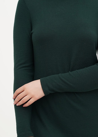 Темно-зеленое кэжуал платье а-силуэт George однотонное