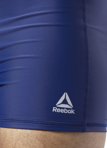 Мужские темно-синие спортивные плавки шорты Reebok