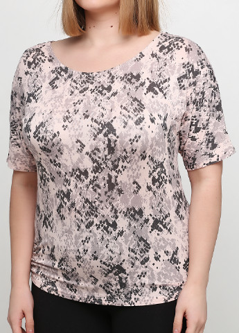 Розовая летняя футболка Lascana