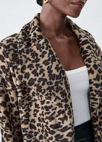 Коричневе демісезонне Пальто SHEIN