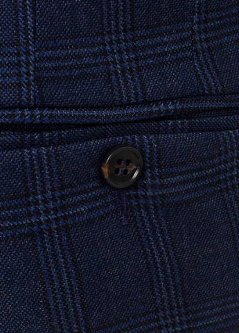 Темно-синие классические демисезонные классические брюки Arber