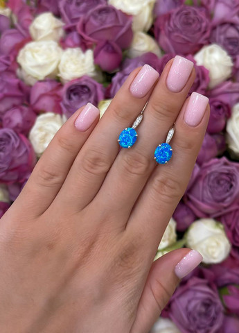 Сережки Silver Flame (307258543)