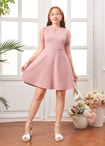 Светло-розовое платье SHEIN (337991645)