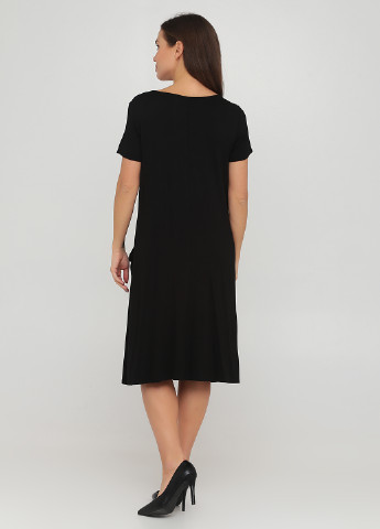Чорна кежуал сукня Garnet Hill однотонна
