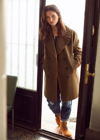Оливкове (хакі) демісезонне Пальто Vero Moda