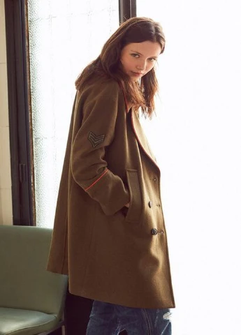 Оливкове (хакі) демісезонне Пальто Vero Moda