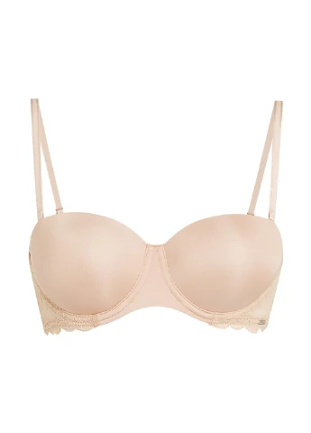 Бежевий балконет бюстгальтер Hunkemoller з кісточками поліамід