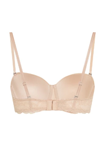 Бежевий балконет бюстгальтер Hunkemoller з кісточками поліамід