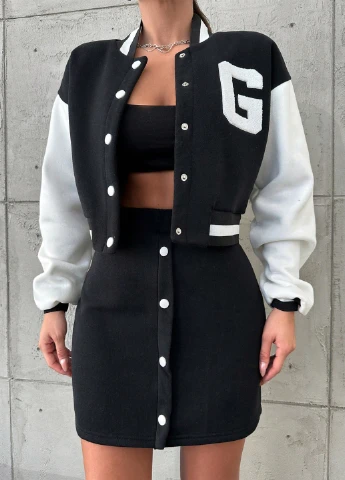 Костюм (бомбер, спідниця) SHEIN (311527529)