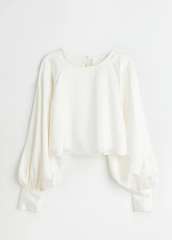Молочна блуза H&M