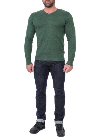 Зеленый демисезонный пуловер пуловер E-Bound