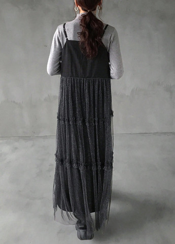 Демисезонный женский сарафан SHEIN однотонный